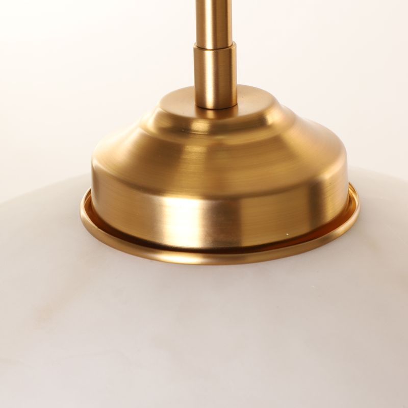 Bryson Large Pendant Light Brushed Brass & White - 20885