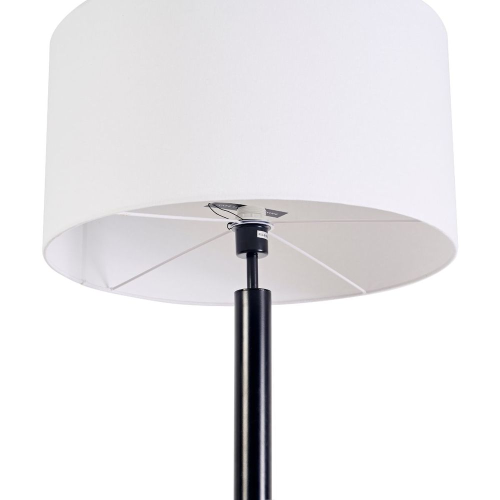 Kirkwall Floor Lamp White & Black - 12493