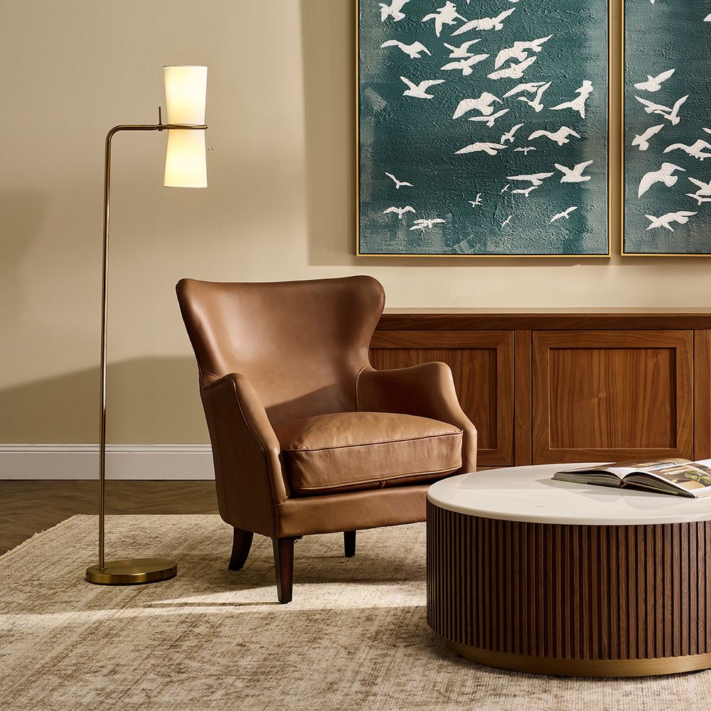 Montrose Floor Lamp Brass - 12496