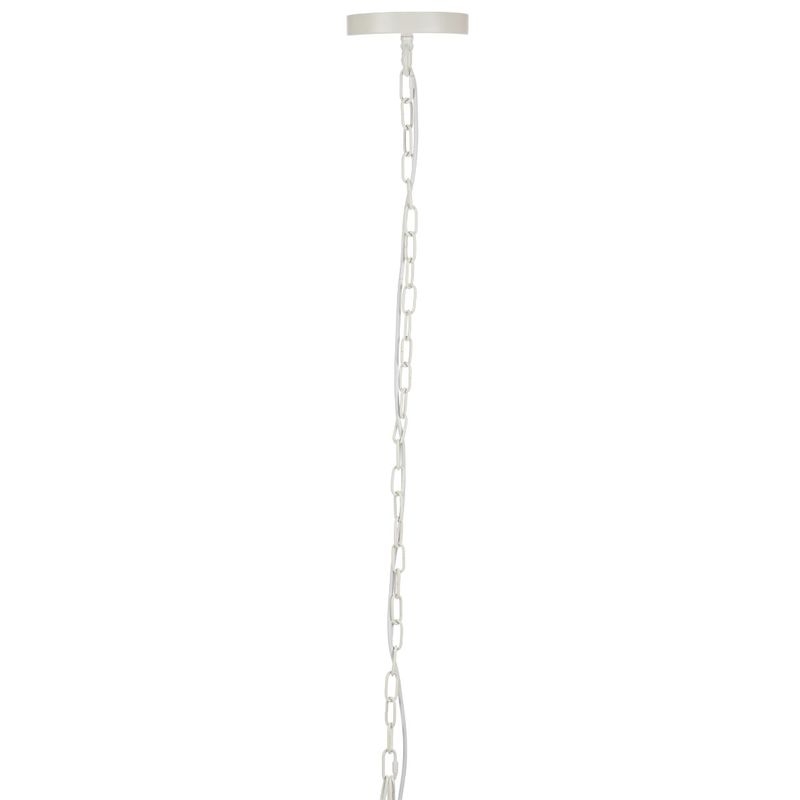 Fortaleza Medium Rattan Pendant Light White - 20908