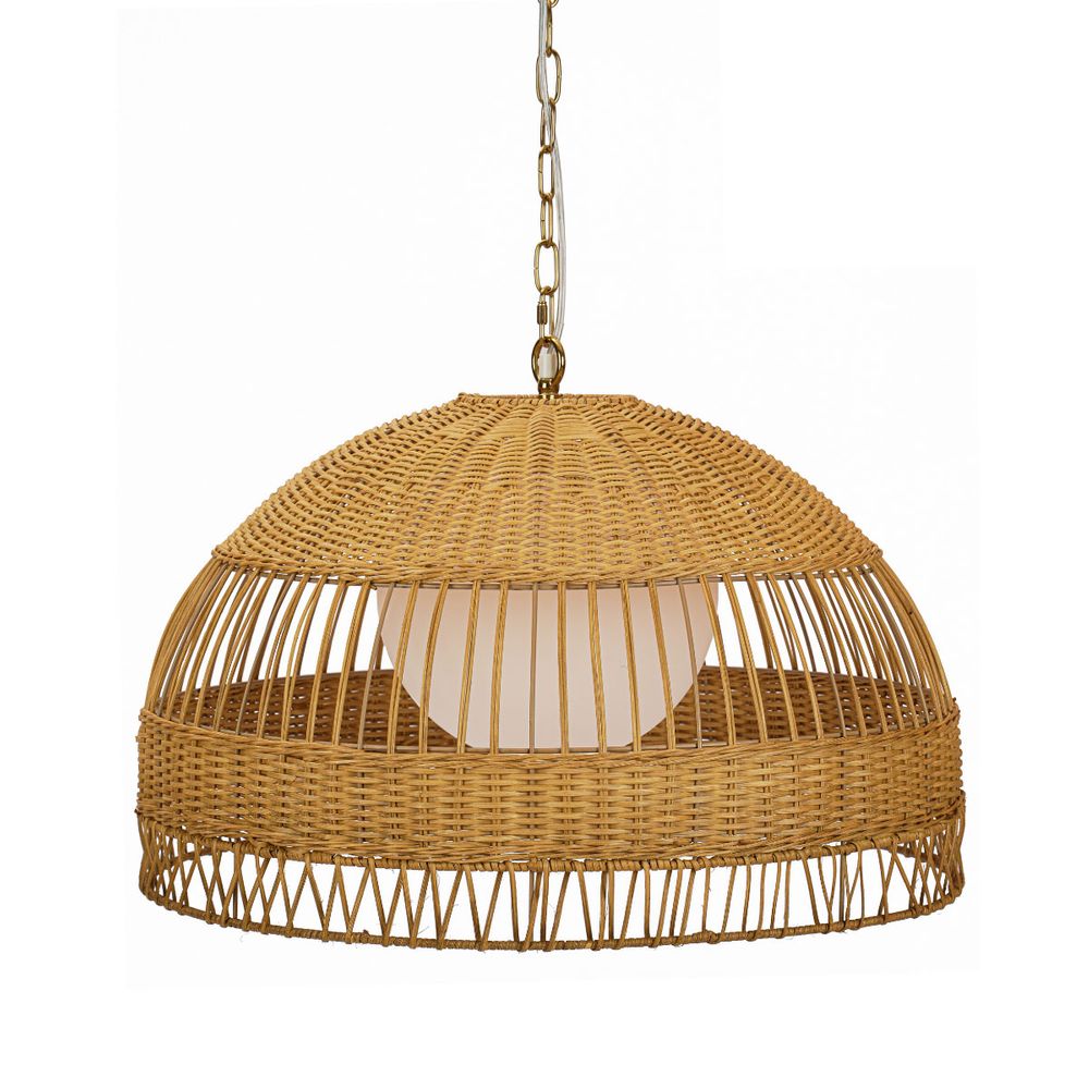 Fortaleza Medium Rattan Pendant Light Natural - 20879