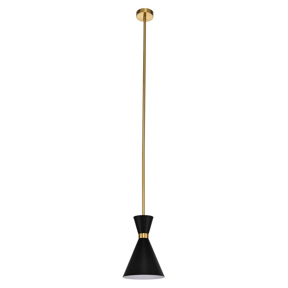 Oslo Pendant Light Black & Brass - 20901