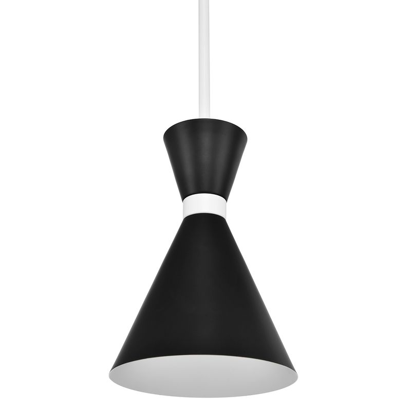 Oslo Pendant Light Black & White - 20913