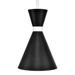 Oslo Pendant Light Black & White - 20913