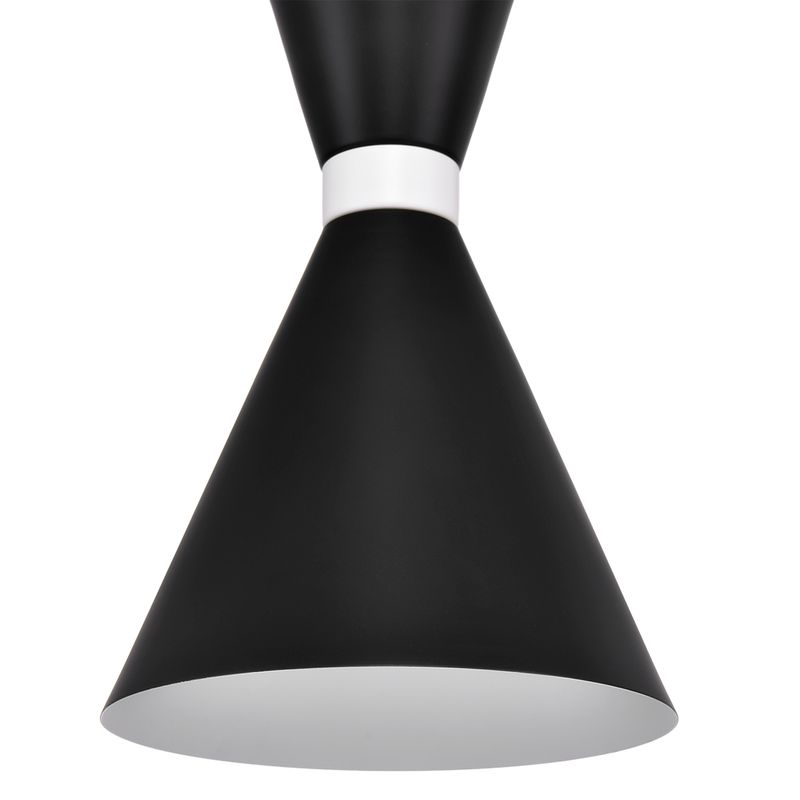 Oslo Pendant Light Black & White - 20913