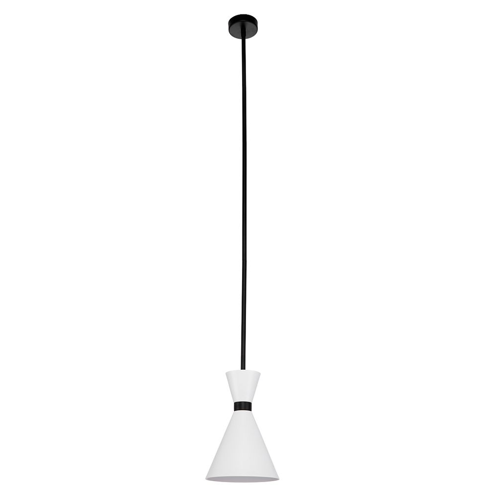Oslo Pendant Light White & Black - 20915