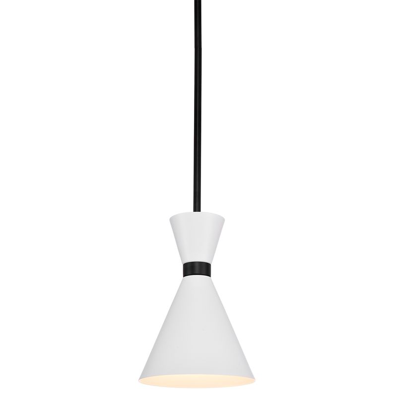 Oslo Pendant Light White & Black - 20915