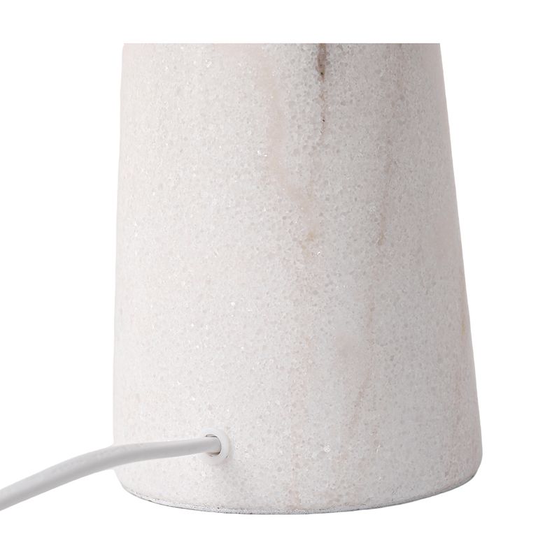Pelham Table Lamp White & Brushed Brass - B12507