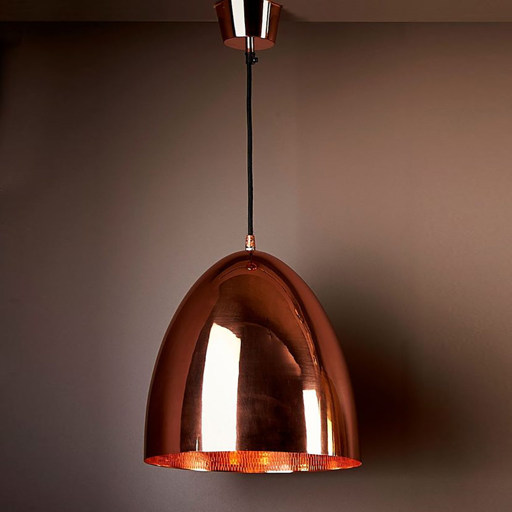 Buy Pendant Lights Australia Egg 1 Light Pendant Copper - ELAWEGGCOP