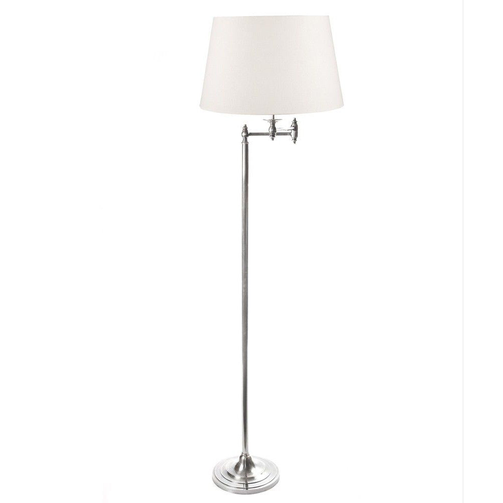 Buy Floor Lamps Australia Macleay Floor Lamp Base Only - Antique Silver - ELPIM57544AS