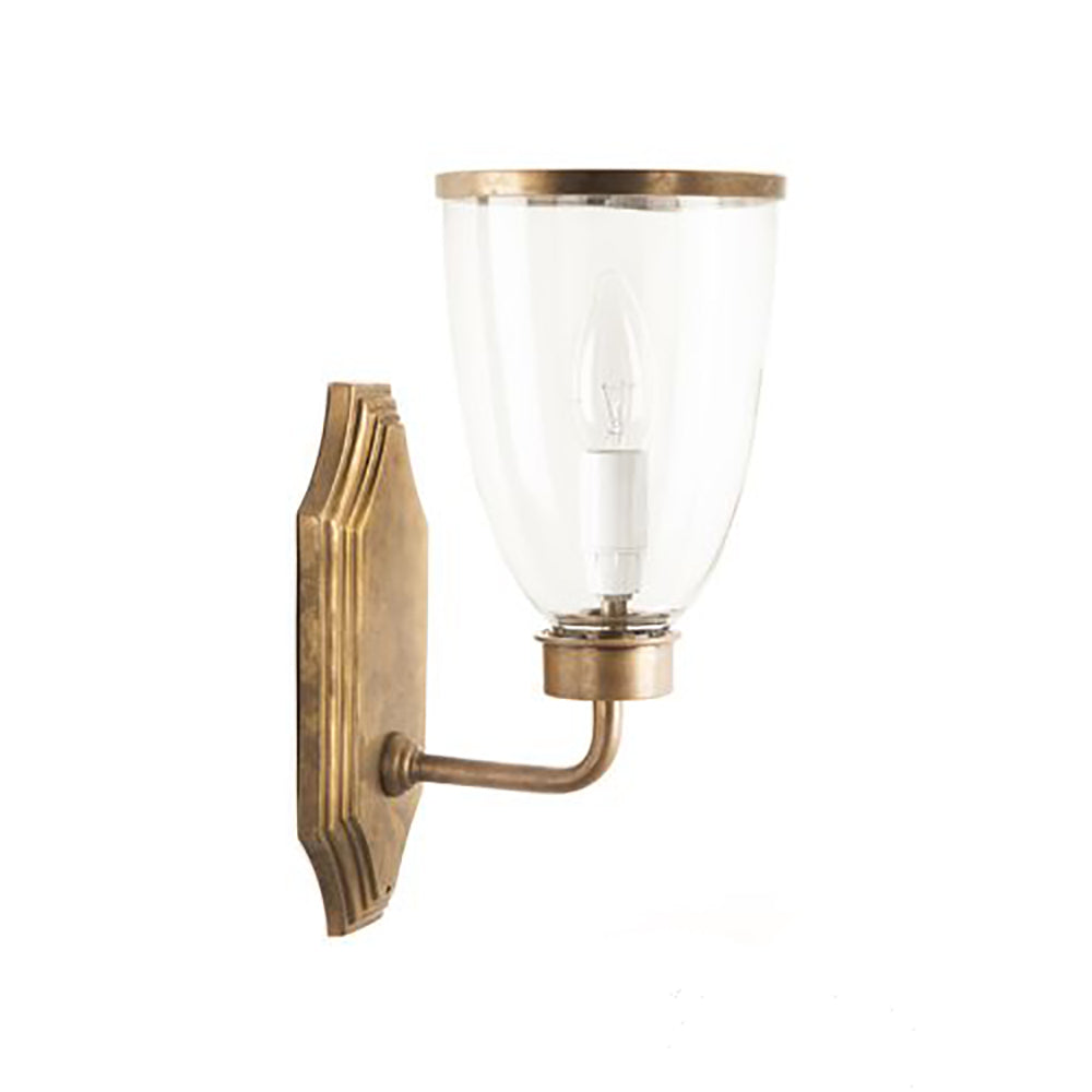 Westbrook 1 Light Sconce Brass With Glass Shade - ELPIM85350AB