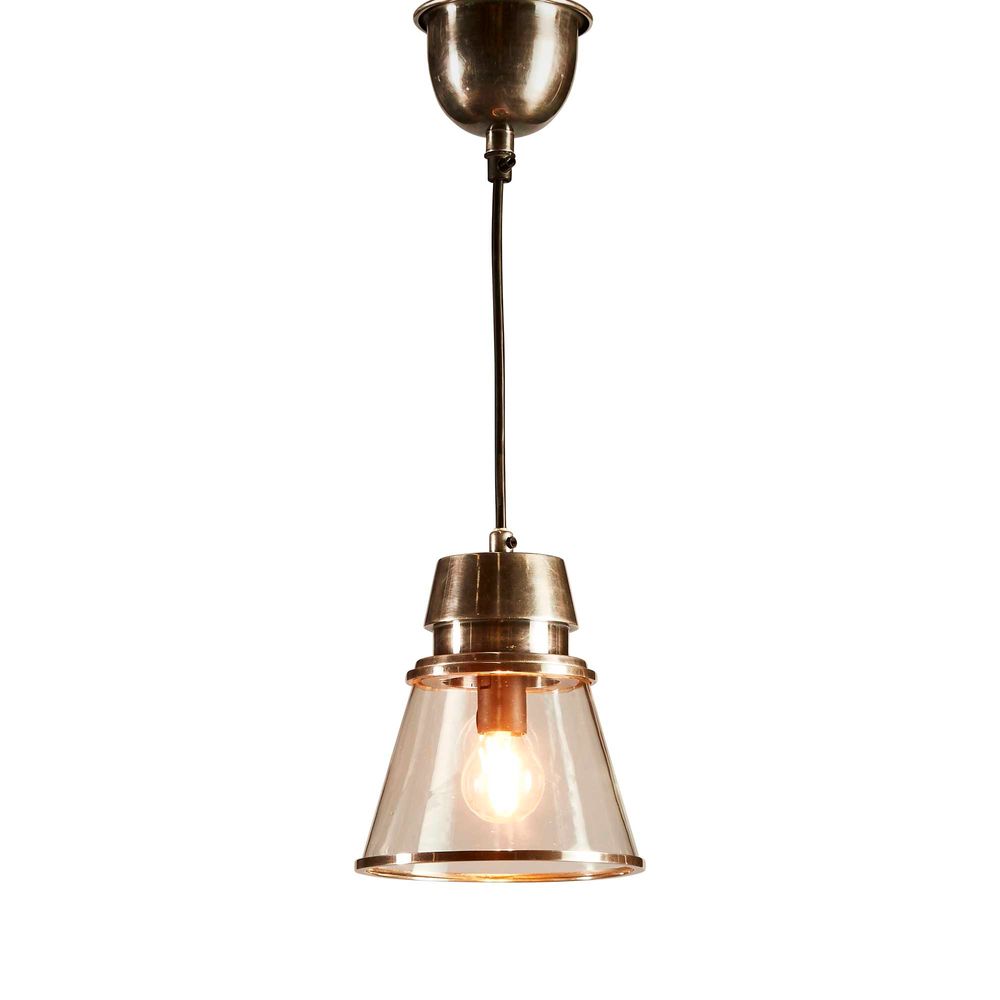 Canberra 1 Light Pendant Antique Silver - ELPIM52145AS