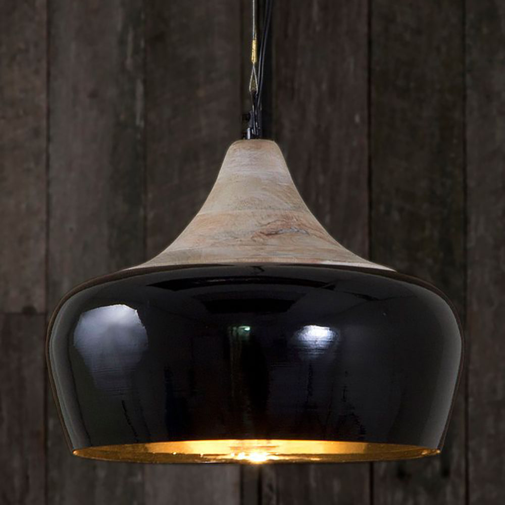 Buy Pendant Lights Australia Milano 1 Light Pendant Black - ELOM2054PBLK