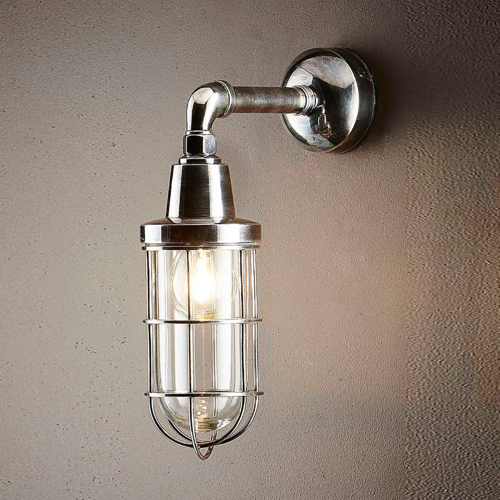 Starboard Outdoor Wall Lamp Antique Silver - ELPIM51046AS