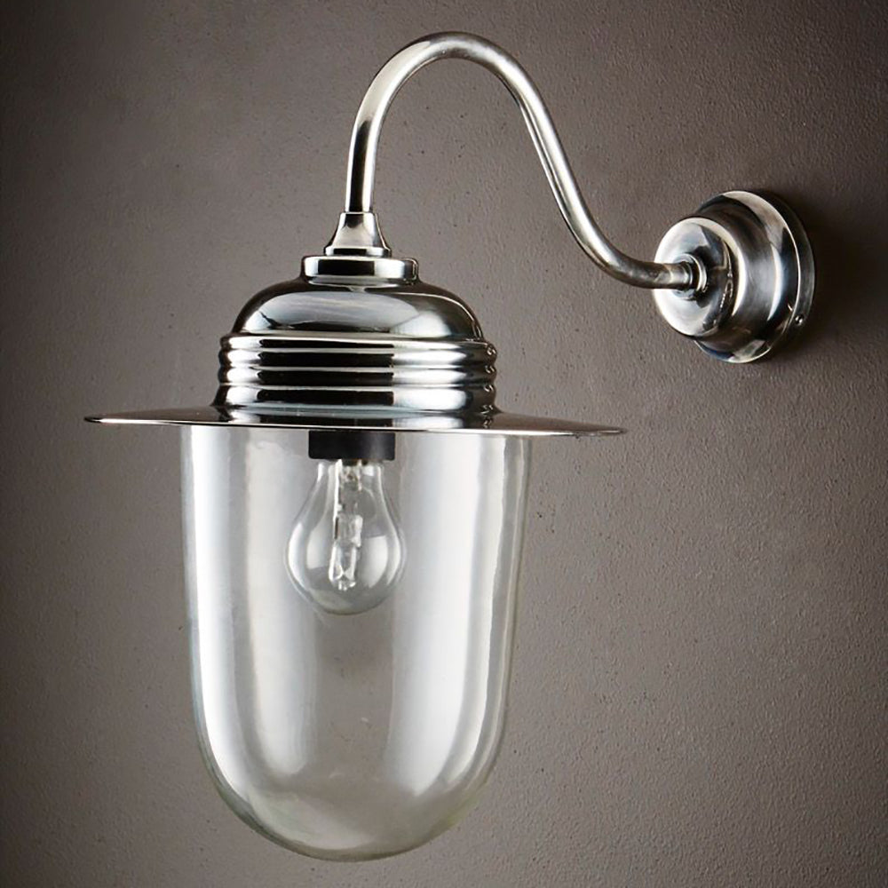Buy Exterior Wall Lights Australia Stanmore Outdoor Wall Lamp Antique Silver - ELPIM51240AS