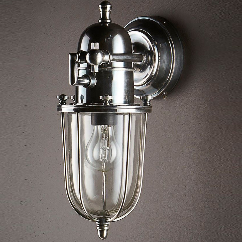 Buy Exterior Wall Lights Australia Chapel Outdoor Outdoor Wall Lamp Silver - ELPIM51548AS