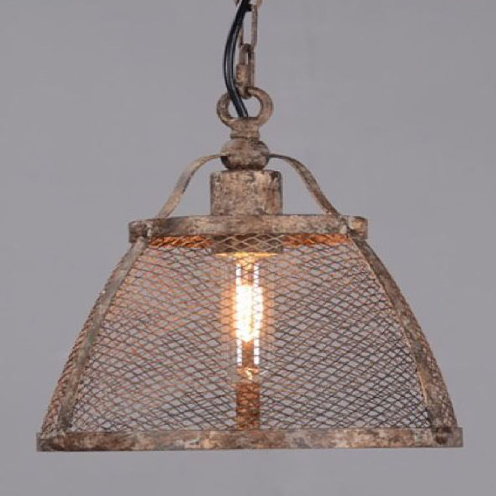 Buy Pendant Lights Australia Lorenzo Medium 1 Light Pendant Rustic - ELZR6344S