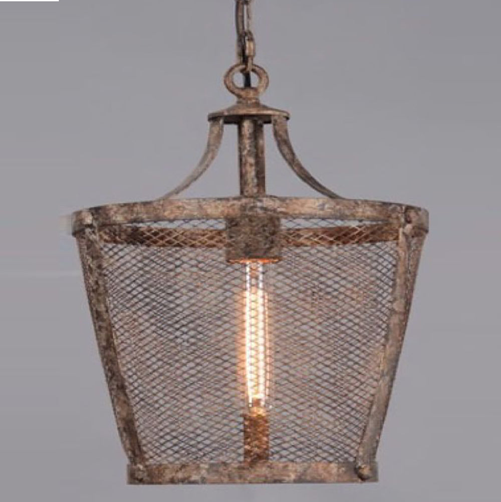 Buy Pendant Lights Australia Fabio Large 1 Light Pendant Rustic - ELZR6339M