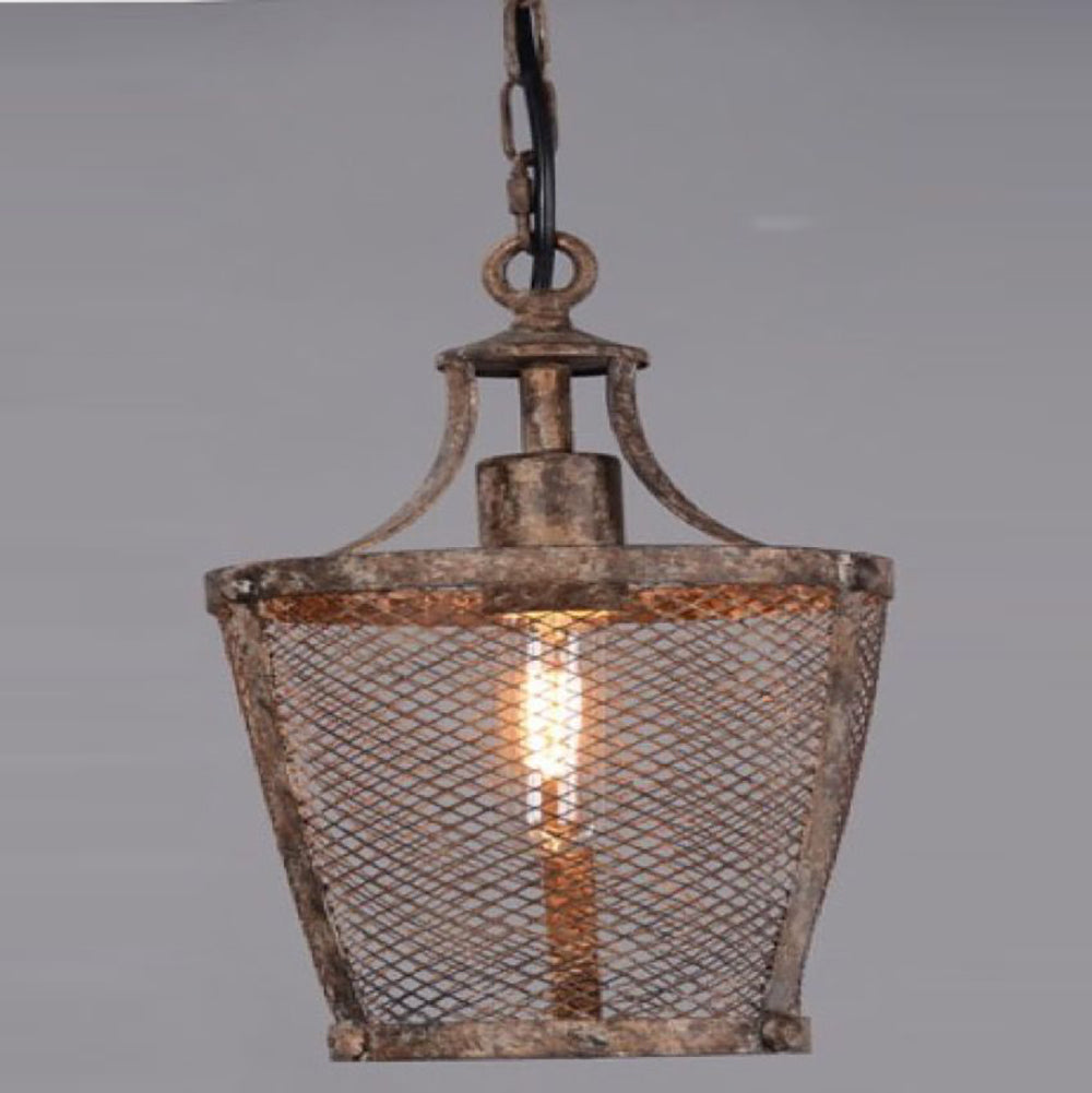 Buy Pendant Lights Australia Fabio Medium 1 Light Pendant Rustic - ELZR6339S