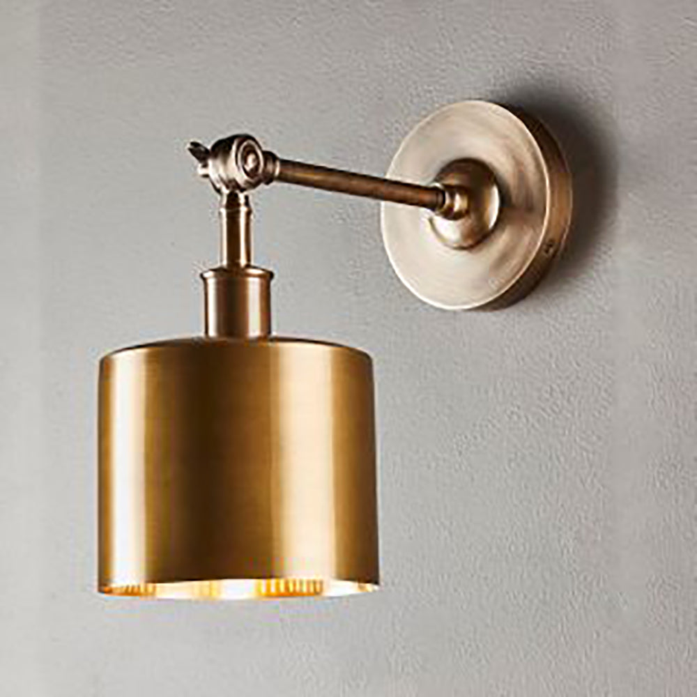 Portofino Wall Lamp Antique Brass - ELPRTFWL15ABRA