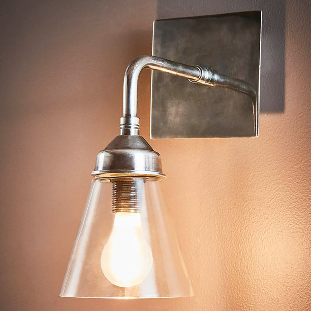 Basel 1 Light Wall Lamp Silver - ELPIM85388AS