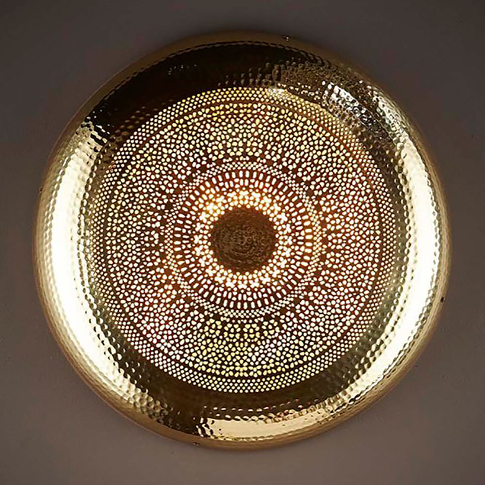 Moroccan Wall Light Brass - ELMOR50BRA