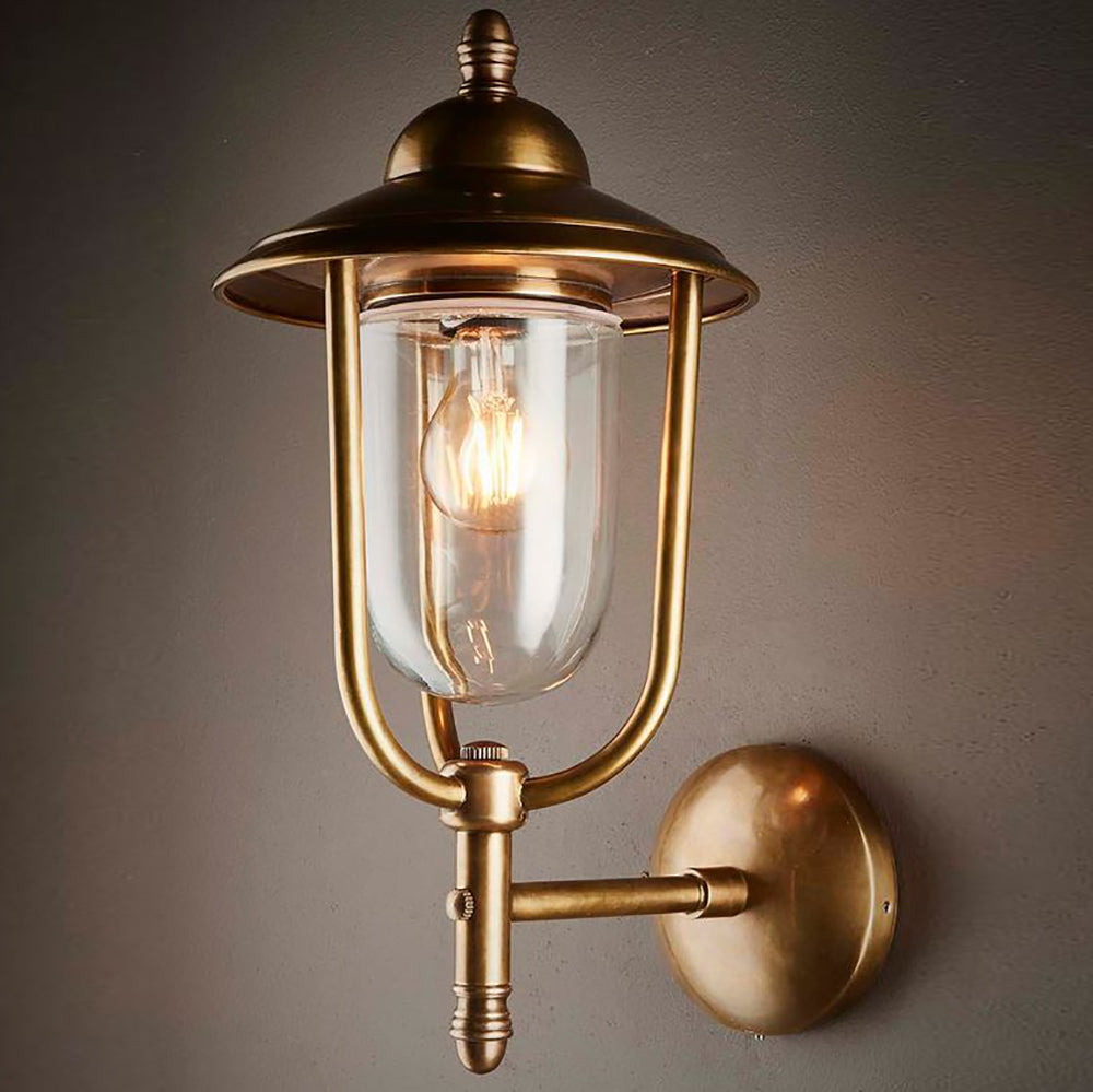 Pier Outdoor Wall Lamp Antique Brass - ELPIM51230AB