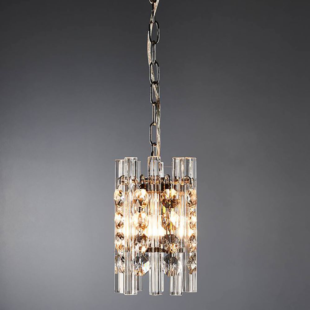 Buy Pendant Lights Australia Monza 1 Light Pendant Nickel - ELZR7526