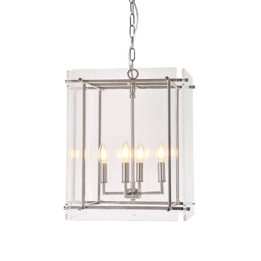 Buy Pendant Lights Australia Duke 4 Light Pendant Nickel - ELZRD50714N