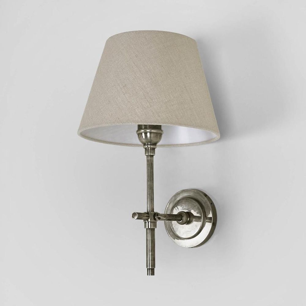 Dino Wall Sconce Wall Sconce Antique Silver Brass - ELPIM31584AS