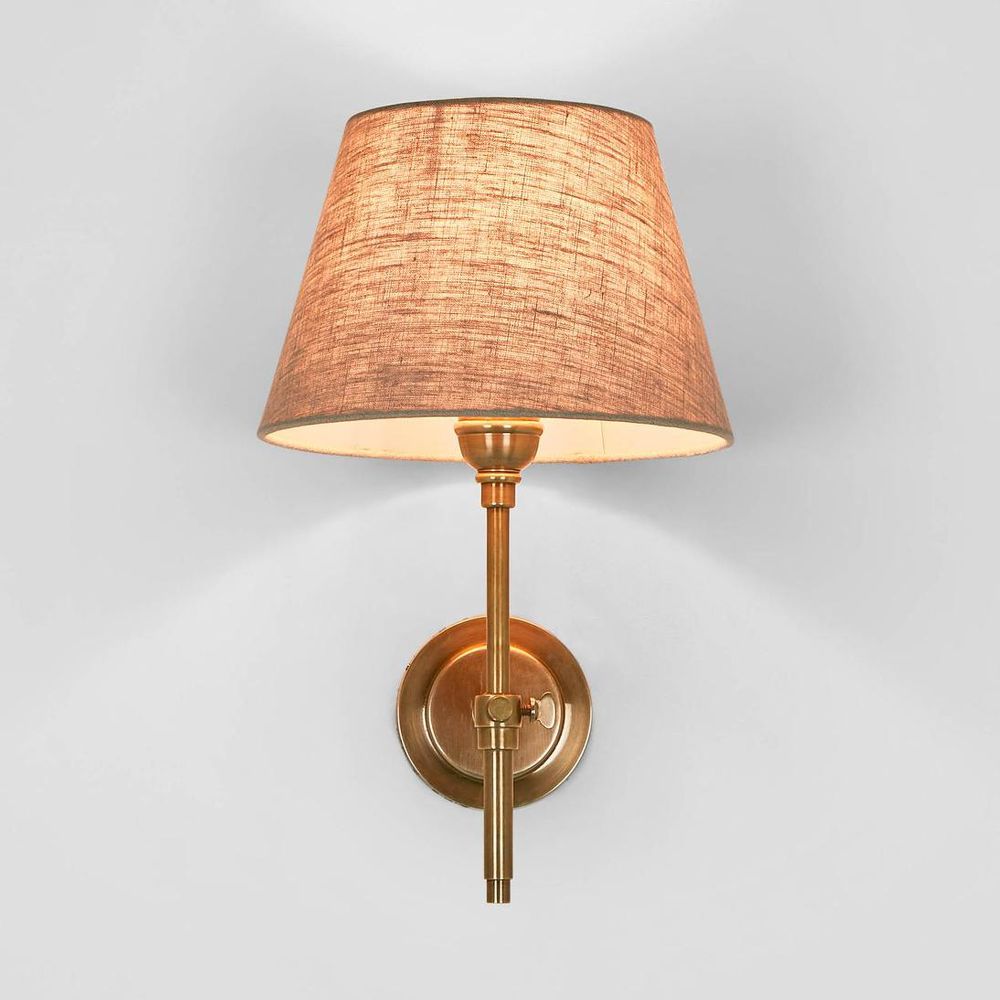 Dino Wall Sconce Wall Sconce Antique Brass -  ELPIM31584AB