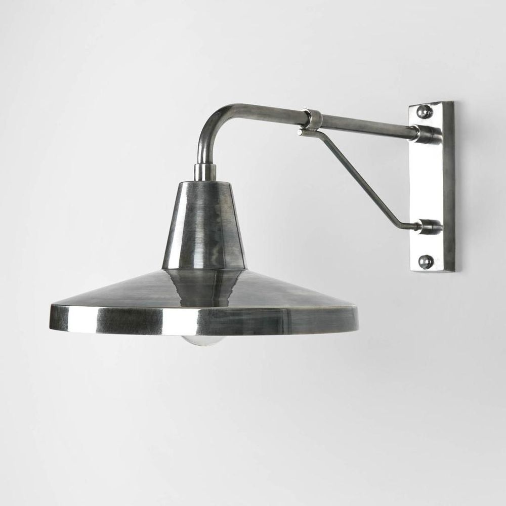 Trinity Wall Sconce Antique Silver Brass - ELPIM31536AS