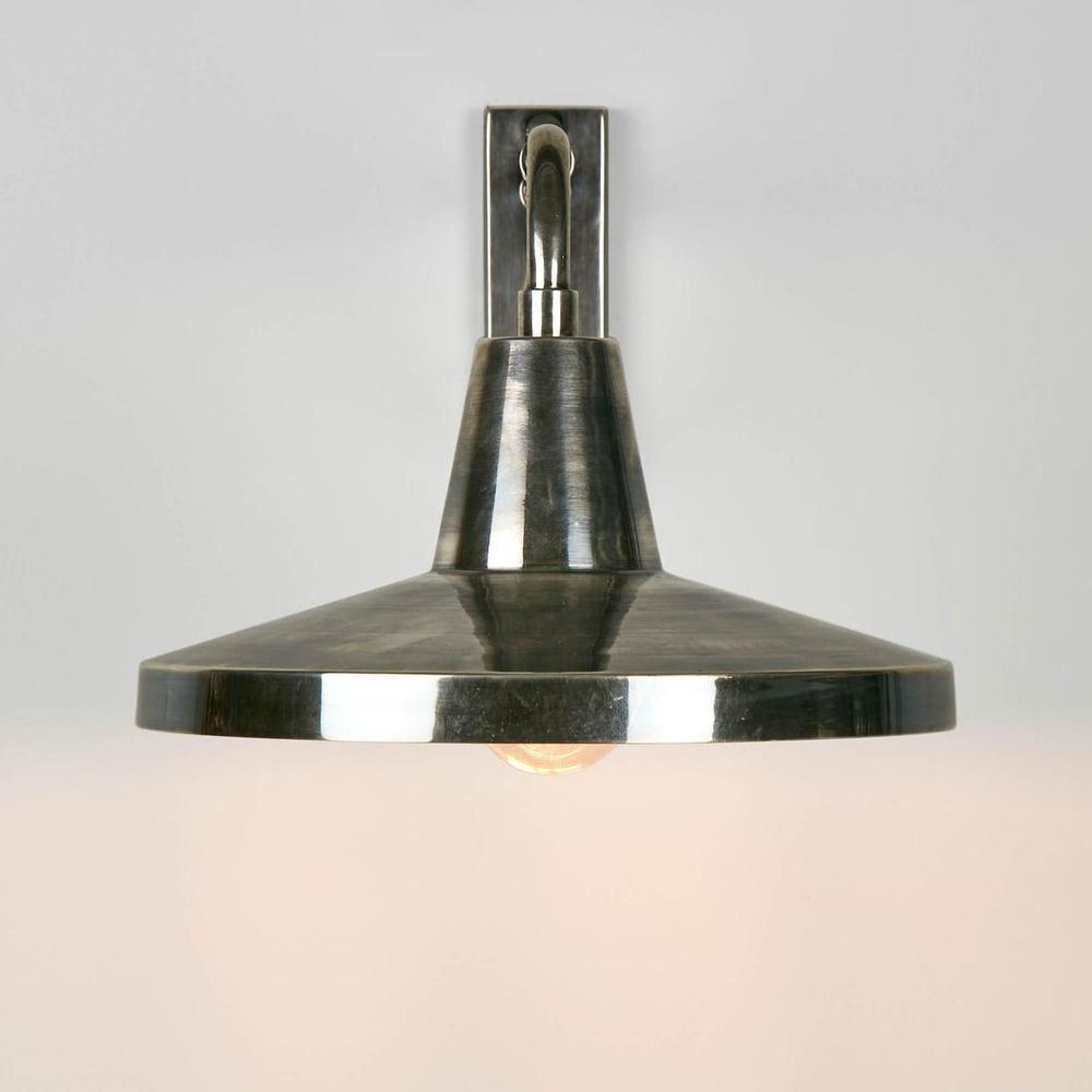 Trinity Wall Sconce Antique Silver Brass - ELPIM31536AS