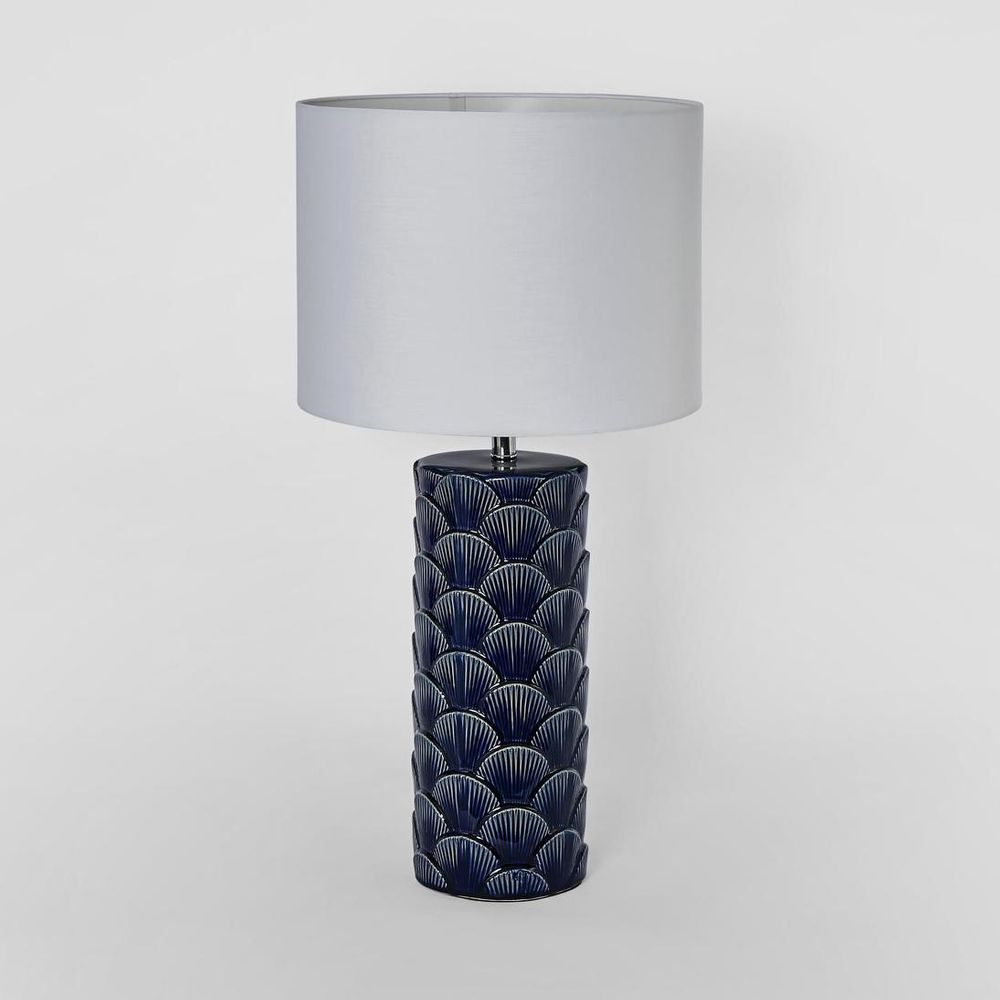 Fan Shell Table Lamp Blue - ELFY0804