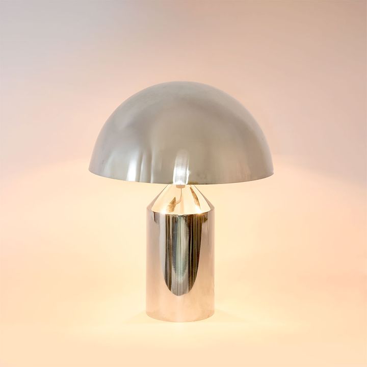 Jacaranda Table Lamp Shiny Nickel Brass - ELKH562SN
