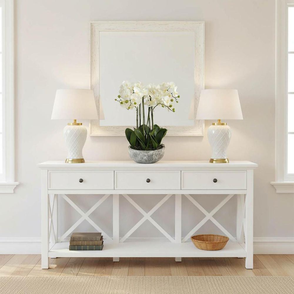 Berkley Table Lamp with Shade Cream - ELYF1161