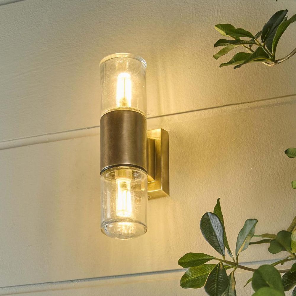 Plover Up & Down Wall Light Antique Brass - ELPIM31676AB