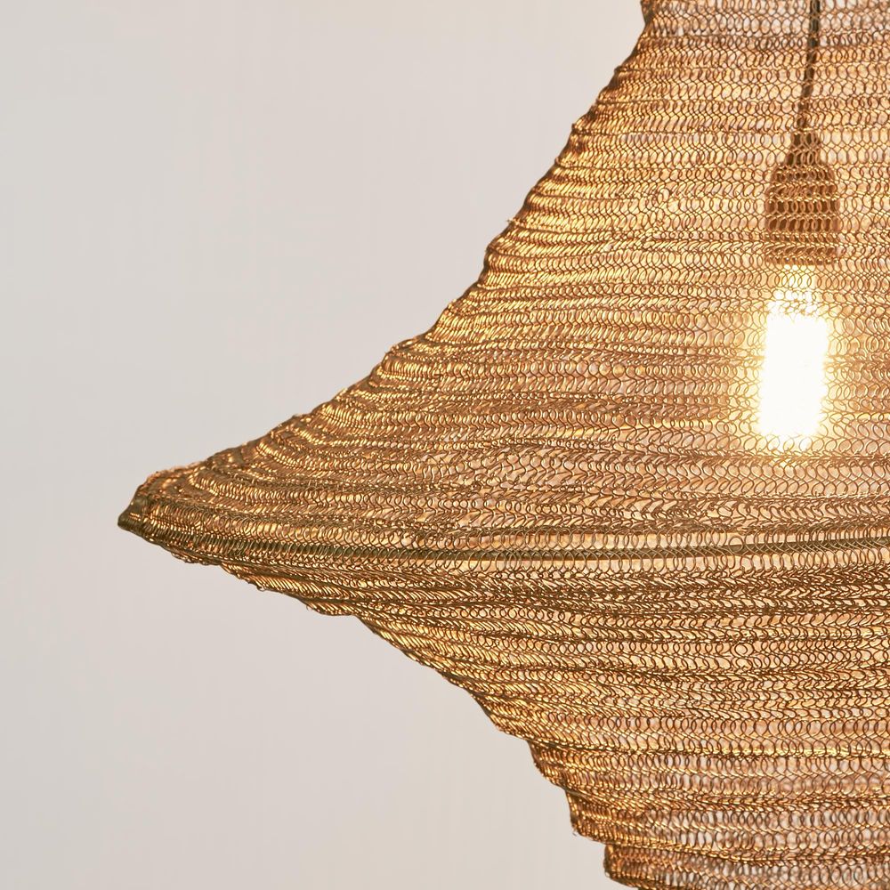 Santa Monica Hanging Lamp Antique Brass - ELMA18304AB