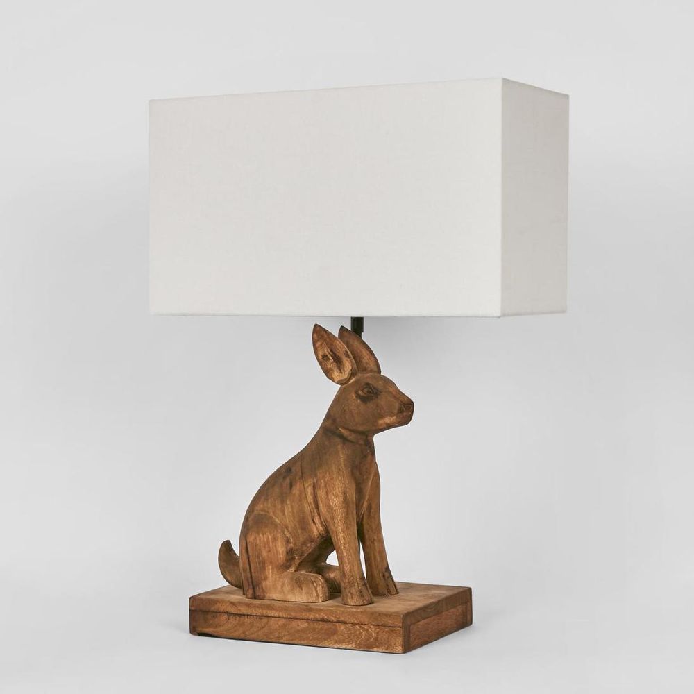 Simon Table Lamp Dark Natural Base Only - ZAF14131A