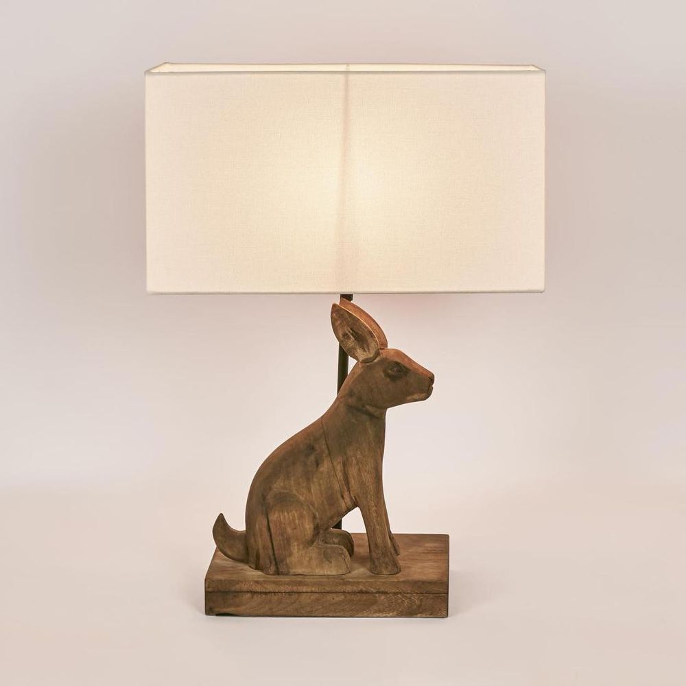 Simon Table Lamp Dark Natural Base Only - ZAF14131A