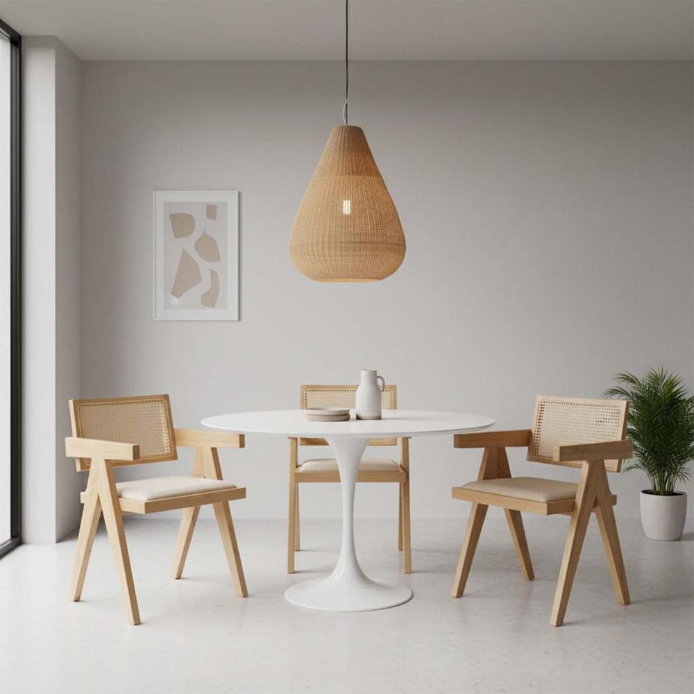 Coco Rattan Pendant Natural - ELBER0080
