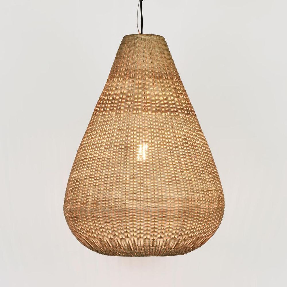 Coco Rattan Pendant Natural - ELBER0080