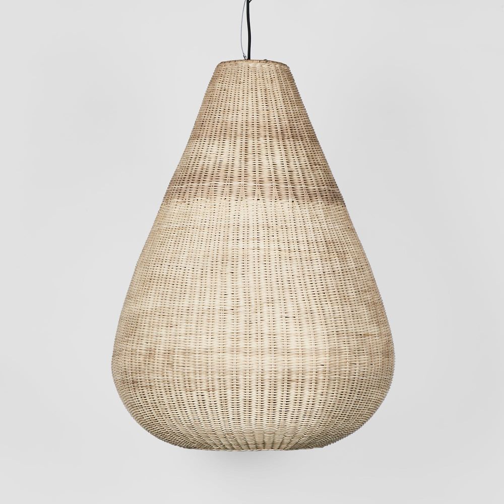 Coco Rattan Pendant Natural - ELBER0080