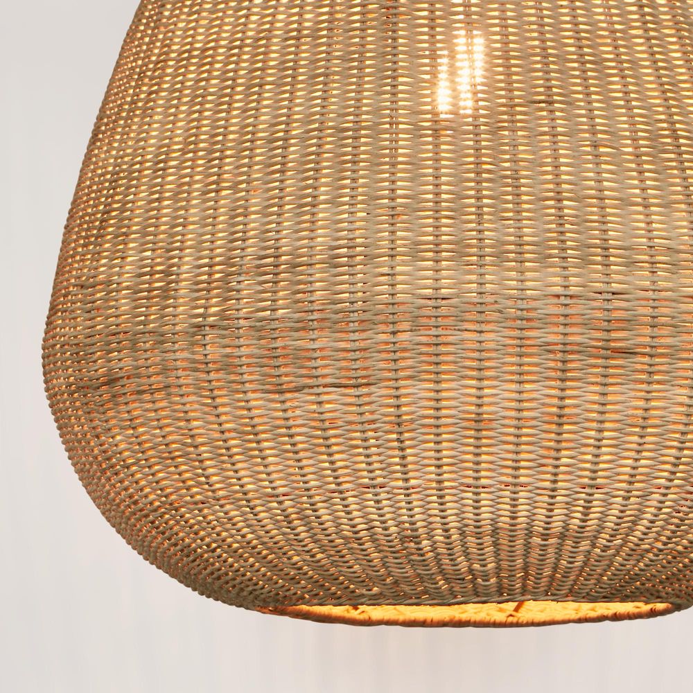 Coco Rattan Pendant Natural - ELBER0080