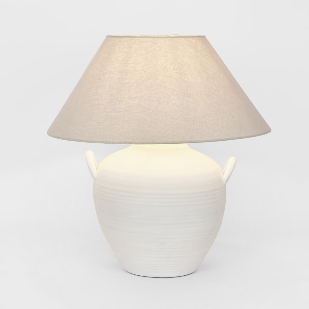 Camille Table Lamp White - ELFYF1012WE