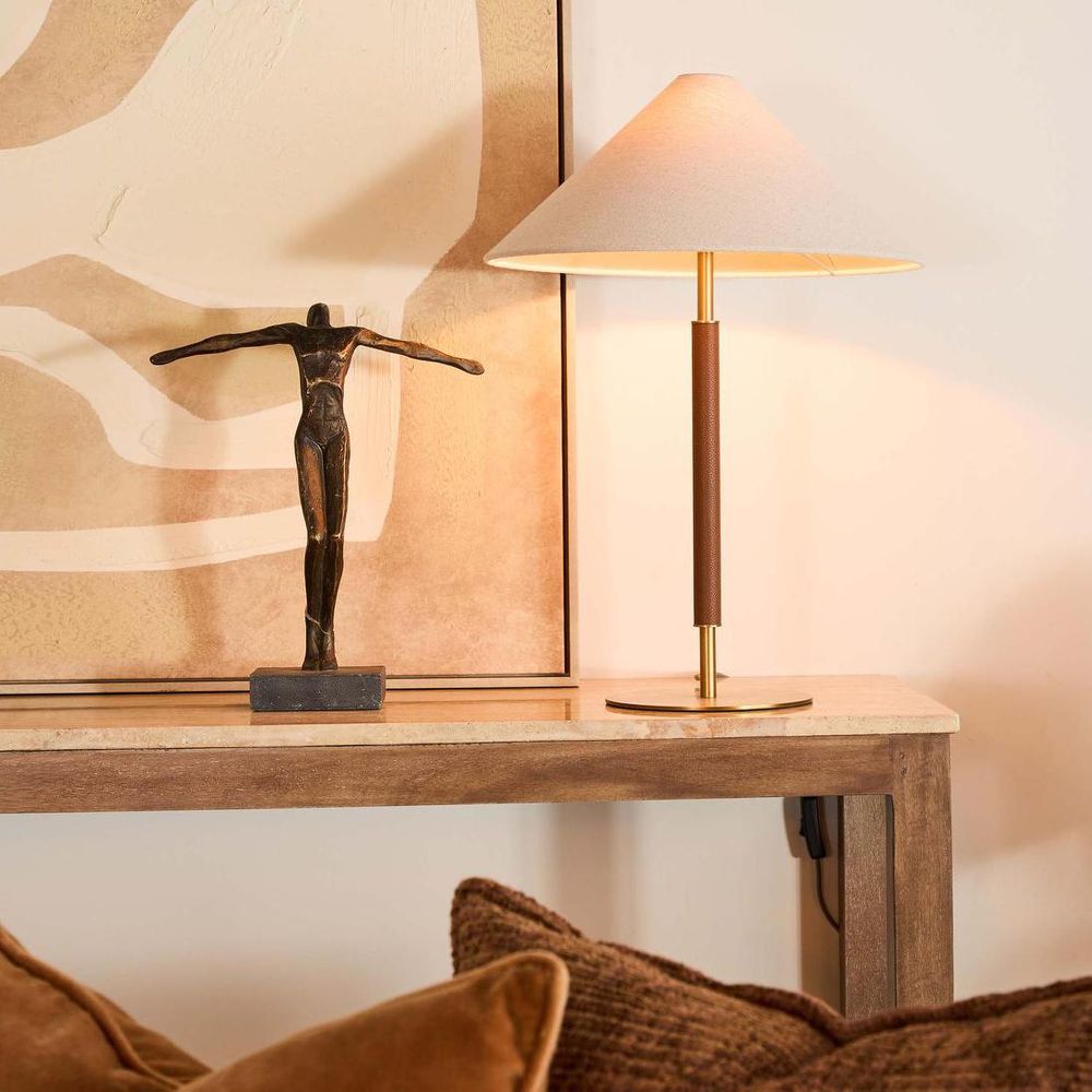 Huntley Table Lamp Antique Brass - ELUH230904