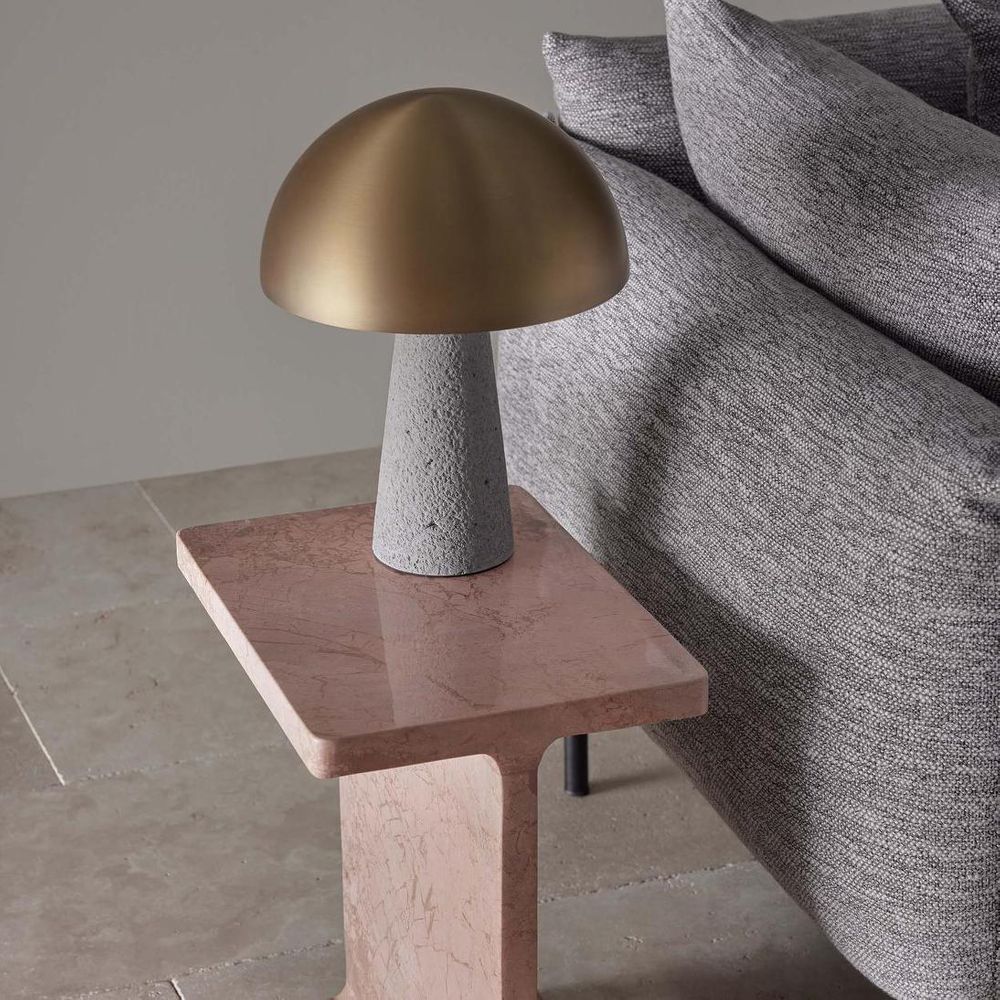 Degraves Table Lamp with Shade Antique Brass - ELUH230905