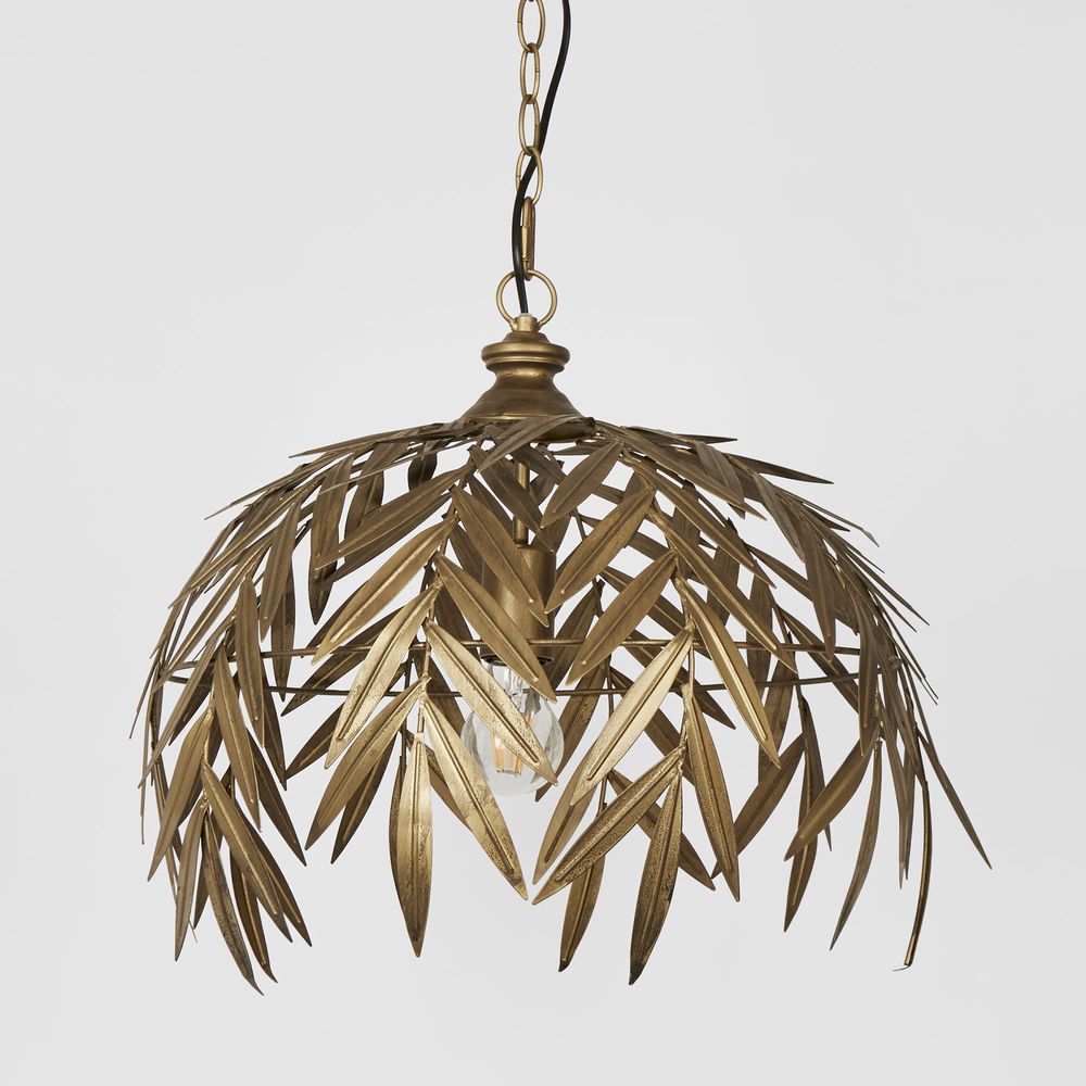 Leaves Ceiling Pendant Antique Brass - EL00MD2304