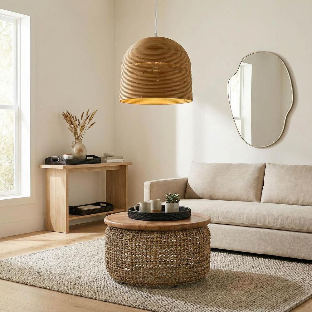 Bell Small Pendant Light Natural - MRDLMP0049