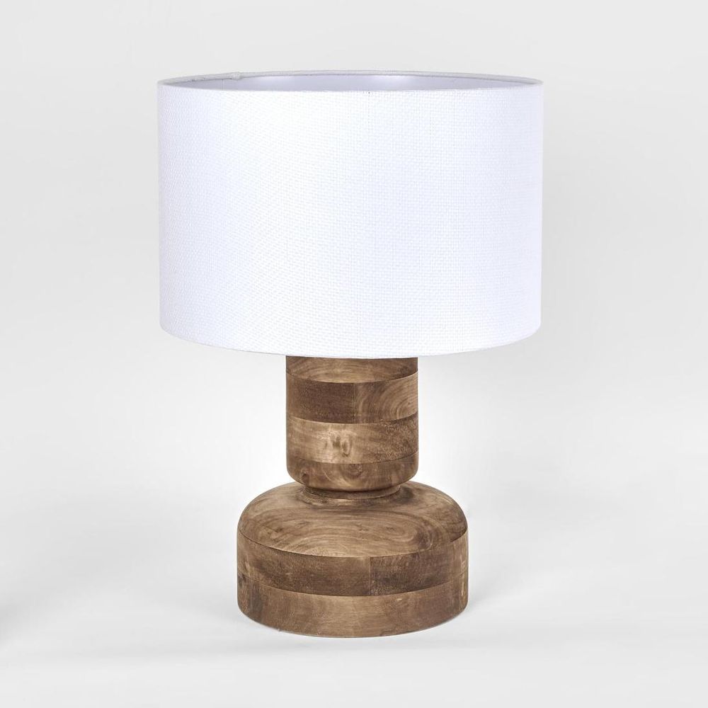 Clem Table Lamp Base Only White - MRDLMP0044